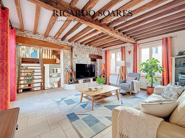 LIANCOURT 60140 - MAISON DE CARACTÈRE 197m2 / 4 CHAMBRES / DEPENDANCE HABITABLE / SOUS-SOL TOTAL / JARDIN 770m2