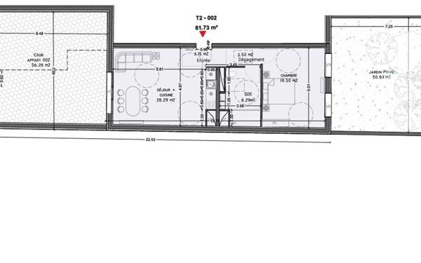 Appartement à vendre    2 pièces • 61,73 m2 Morsang-sur-Orge