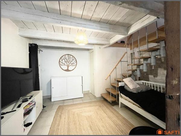 Charmante maison en bord de Touvre, grande pièce de vie, 3 chambres + bureau, piscine.