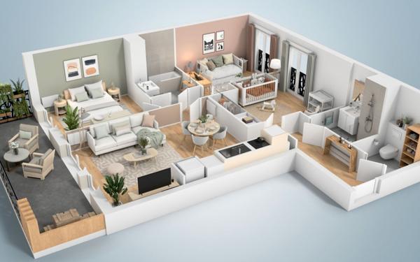 Appartement à vendre    4 pièces • 76,24 m2 Le Plessis-Trévise