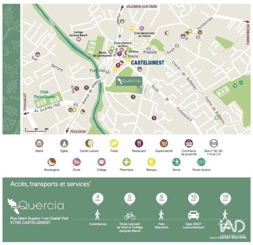 Appartement à vendre 4 pièces 80 m² Castelginest