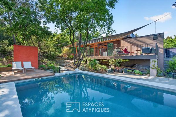Propriété d’architecte avec piscine aux portes d’Aix-en-Provence