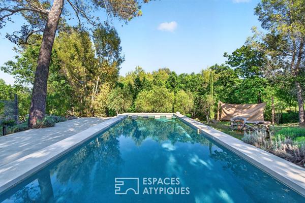 Propriété d’architecte avec piscine aux portes d’Aix-en-Provence