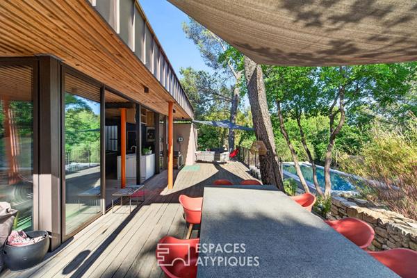 Propriété d’architecte avec piscine aux portes d’Aix-en-Provence