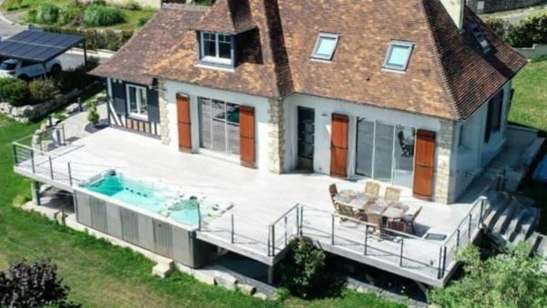 Maison contemporaine proche plages et commerces – Vue mer et campagne sur la Côte Fleurie