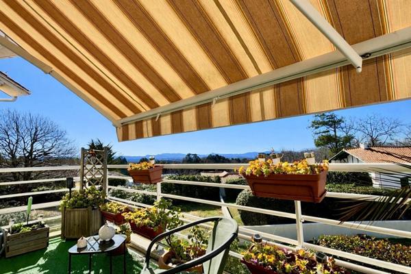 BIDART - LIMITROPHE BIARRITZ - T3 AVEC GRANDE TERRASSE SUD FACE AUX MONTAGNES