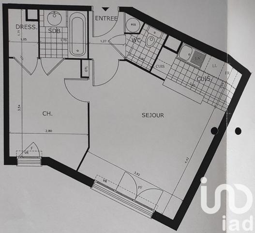 Appartement à vendre 2 pièces 42 m² Louvres