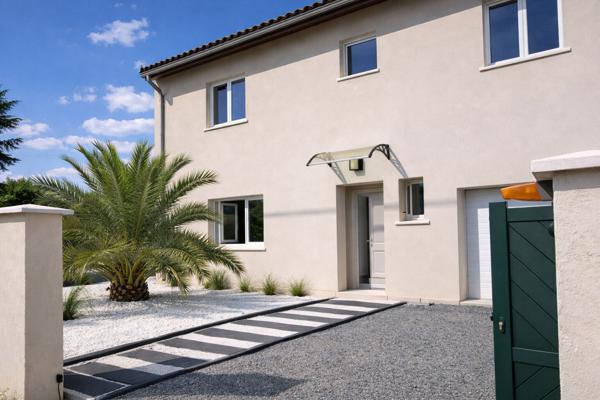 PESSAC-MAGONTY - Maison individuelle - 5 pièces - 128.34m2 - 4 chambres - Cheminée - Garage - Jardin - Parcelle 351m2