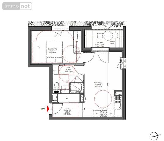 Appartement à vendre à Chartres-de-Bretagne en Ille-et-Vilaine (35131), ref : 2044