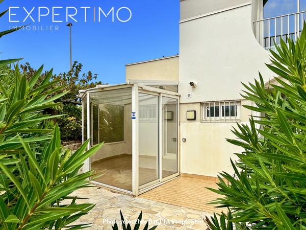 Palavas-les-Flots (34250) Appartement de Type T3 plus véranda, jardin, cellier, et place de parking nominative .