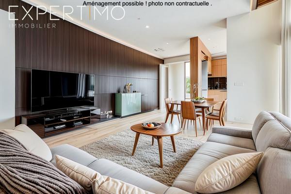 Palavas-les-Flots (34250) Appartement de Type T3 plus véranda, jardin, cellier, et place de parking nominative .