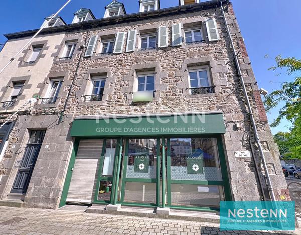 Vente d'un appartement de 3 pièces dans le centre ville de Lamballe