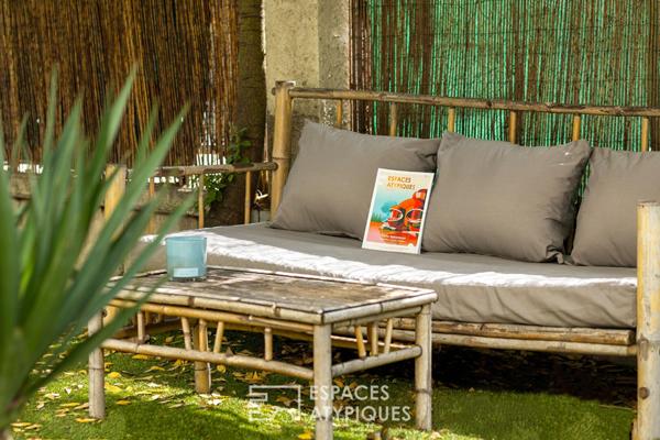 Un appartement avec un jardin secret au Port de Nice