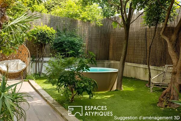 Un appartement avec un jardin secret au Port de Nice
