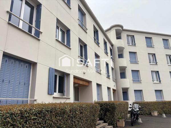 Appartement T3, 65m2, cave, garage