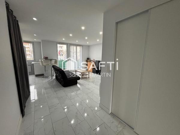 Appartement T3, 65m2, cave, garage