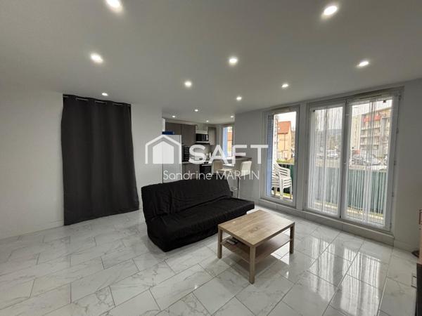 Appartement T3, 65m2, cave, garage