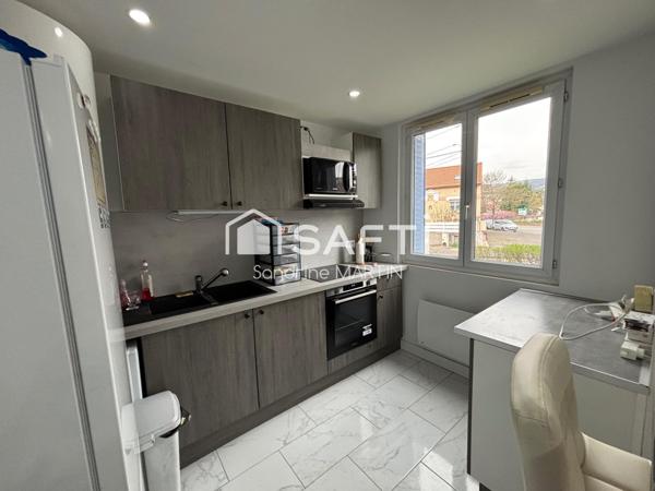 Appartement T3, 65m2, cave, garage