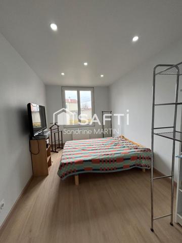 Appartement T3, 65m2, cave, garage