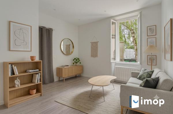 charmant studio traversant de 25 m² en rez-de-jardin Mouzaia / Buttes Chaumont