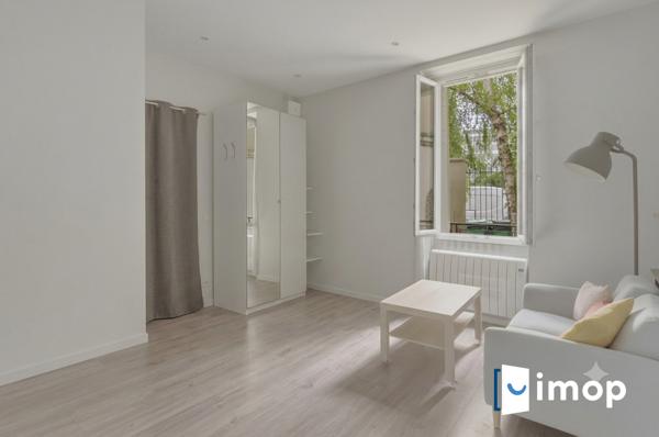 charmant studio traversant de 25 m² en rez-de-jardin Mouzaia / Buttes Chaumont