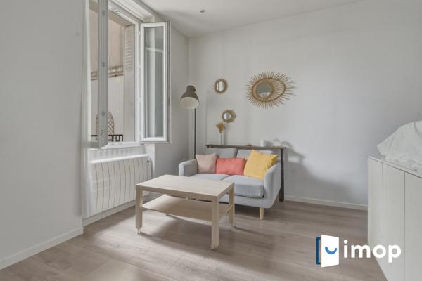 charmant studio traversant de 25 m² en rez-de-jardin Mouzaia / Buttes Chaumont