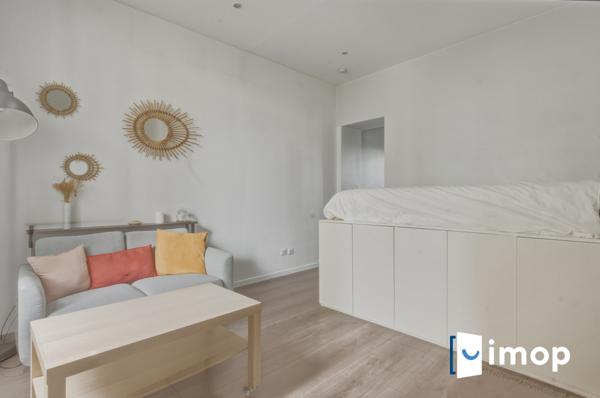 charmant studio traversant de 25 m² en rez-de-jardin Mouzaia / Buttes Chaumont