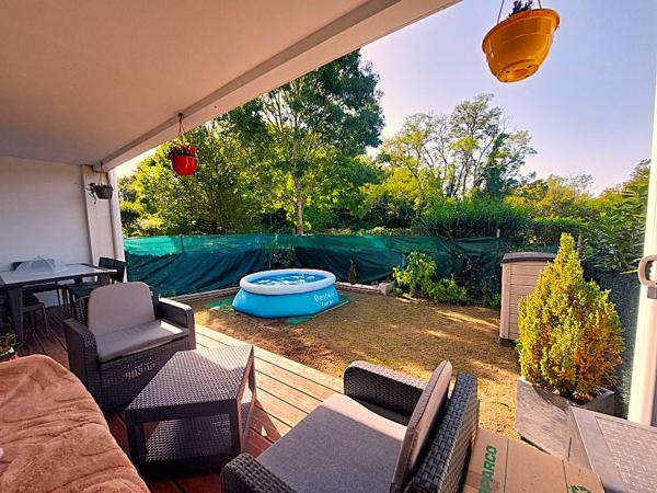 Lahonce - Appartement avec jardin