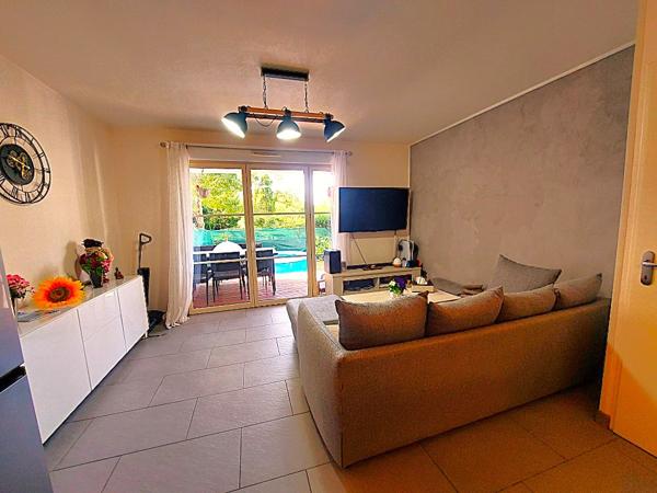 Lahonce - Appartement avec jardin