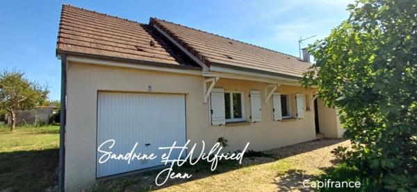 COURCELLES SUR SEINE - 🏡 Maison individuelle de plain-pied – 88,31 m² – 3 chambres – Garage - Terrain d'environ 1 196 m²