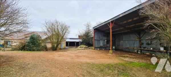 Maison + 5 hangars + 1 grange + 2 terrains à bâtir + dépendances