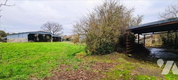 Maison + 5 hangars + 1 grange + 2 terrains à bâtir + dépendances