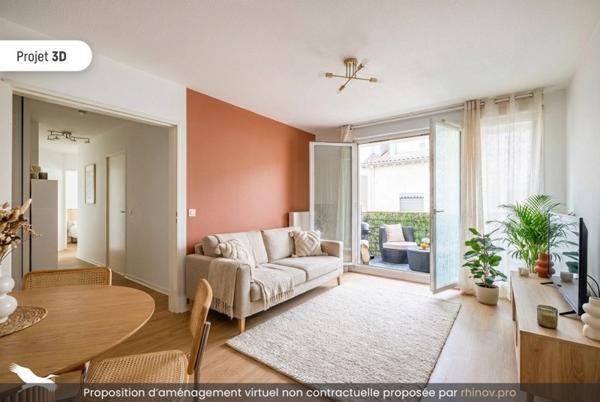 Appartement à vendre |  Lyon 03 |  3 pièces | 66 m²