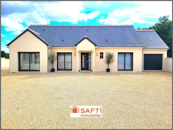 PLAIN PIED 3 chambres + Garage + Terrain clos