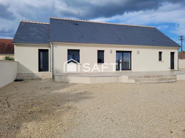 PLAIN PIED 3 chambres + Garage + Terrain clos