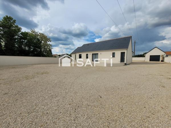PLAIN PIED 3 chambres + Garage + Terrain clos