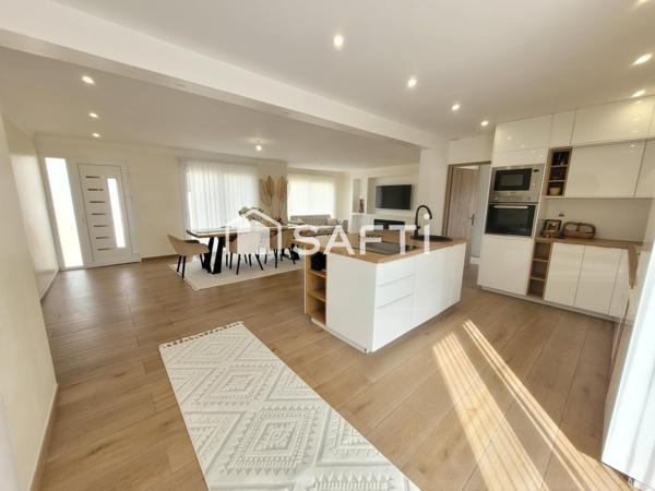 PLAIN PIED 3 chambres + Garage + Terrain clos