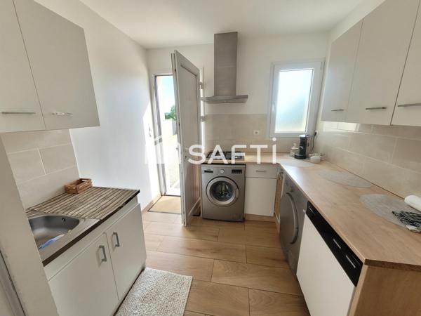 PLAIN PIED 3 chambres + Garage + Terrain clos