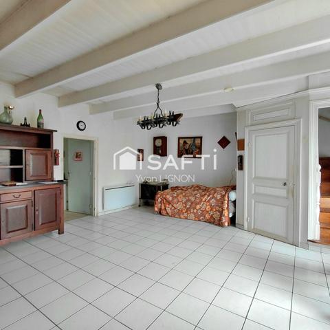 Terrain divisible et constructible - maison à rénover