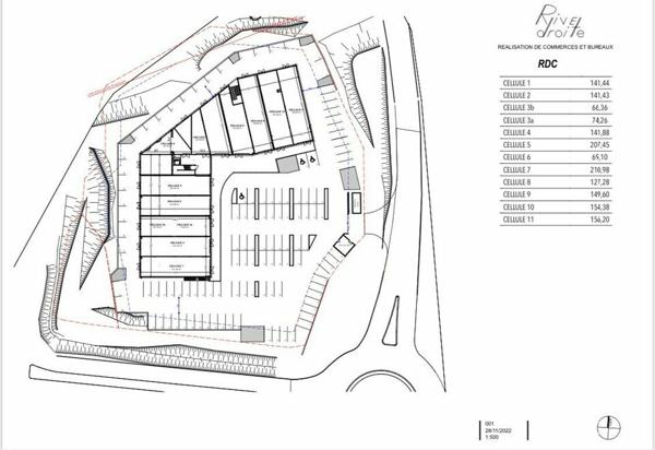 Location de bureaux neufs de 1600 m² divisibles dès 128 m² - Fréjus