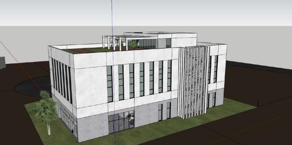 Immeuble mixte à louer ou vendre à Mérignac avec bureaux, parking et terrasse