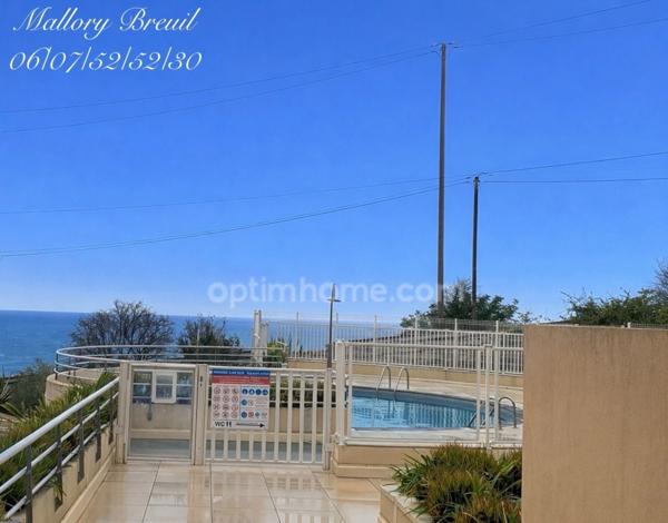 Appartement T2 37m2 vue sur mer