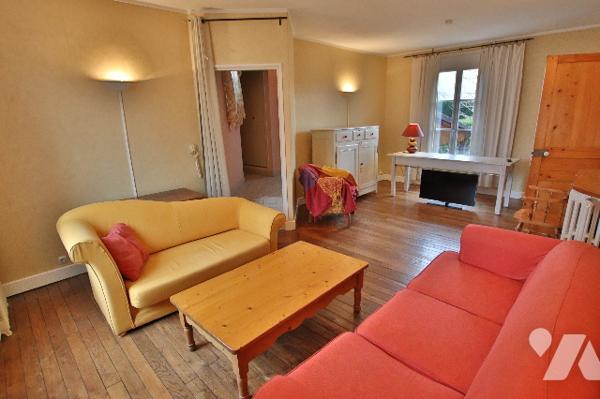 Maison individuelle de 83 m² -2 chambres–1 salle d’eau–Jardin–Sous-sol total, garage-Parcelle 443m²