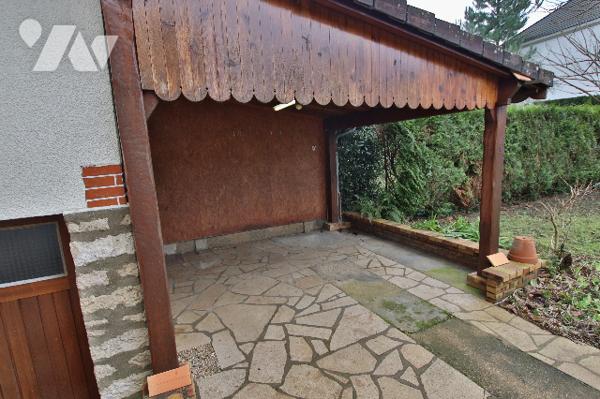 Maison individuelle de 83 m² -2 chambres–1 salle d’eau–Jardin–Sous-sol total, garage-Parcelle 443m²