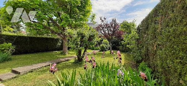 Maison individuelle de 83 m² -2 chambres–1 salle d’eau–Jardin–Sous-sol total, garage-Parcelle 443m²