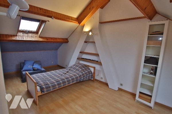 Maison individuelle de 83 m² -2 chambres–1 salle d’eau–Jardin–Sous-sol total, garage-Parcelle 443m²