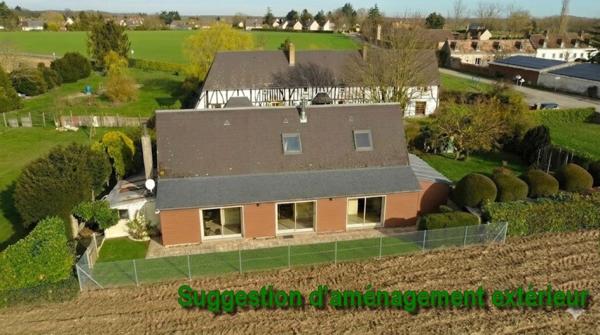 Maison 114 m² – 3 chambres – Terrain 1 311 m² – 15 mn d'Evreux