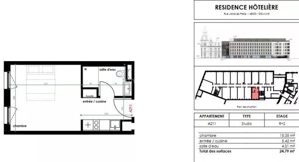 Vente Appartement 1 pièces 24 m2 à Colmar