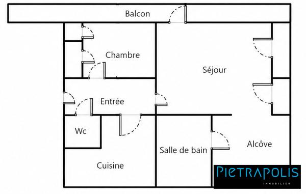 T2 Vendu Loué - Quartier Préfécture Lyon 3