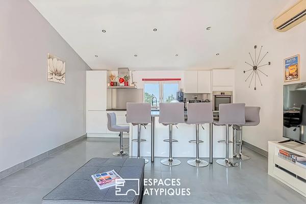 Maison familiale 240 m2 avec piscine et vue panoramique à Magagnosc